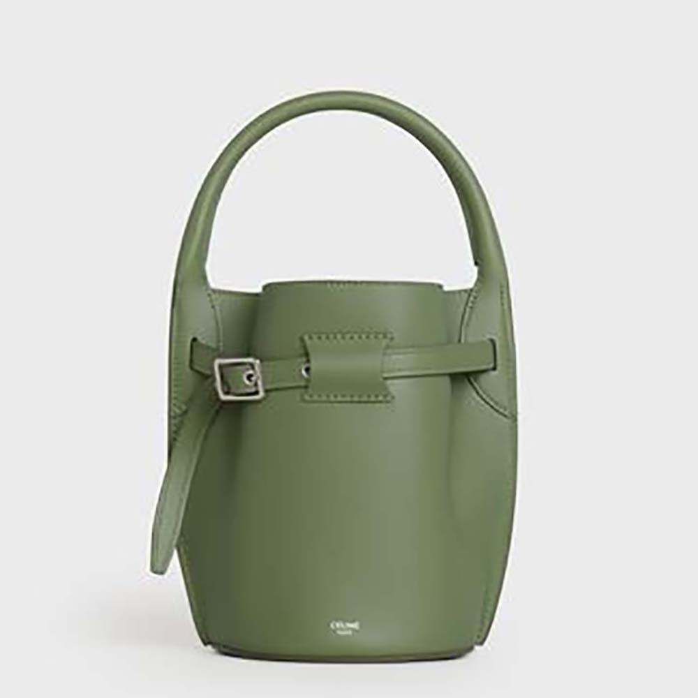 Celine Women Big Bag Nano Bucket in Smooth Calfskin-Lime - image 1