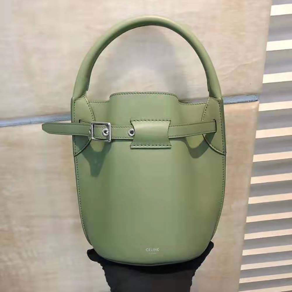 Celine Women Big Bag Nano Bucket in Smooth Calfskin-Lime - image 2