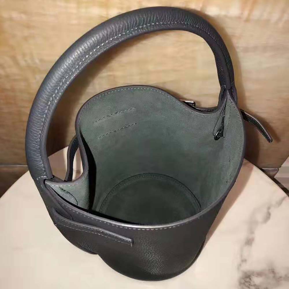 Celine Women Big Bag Nano Bucket in Supple Grained Calfskin-Black - image 4