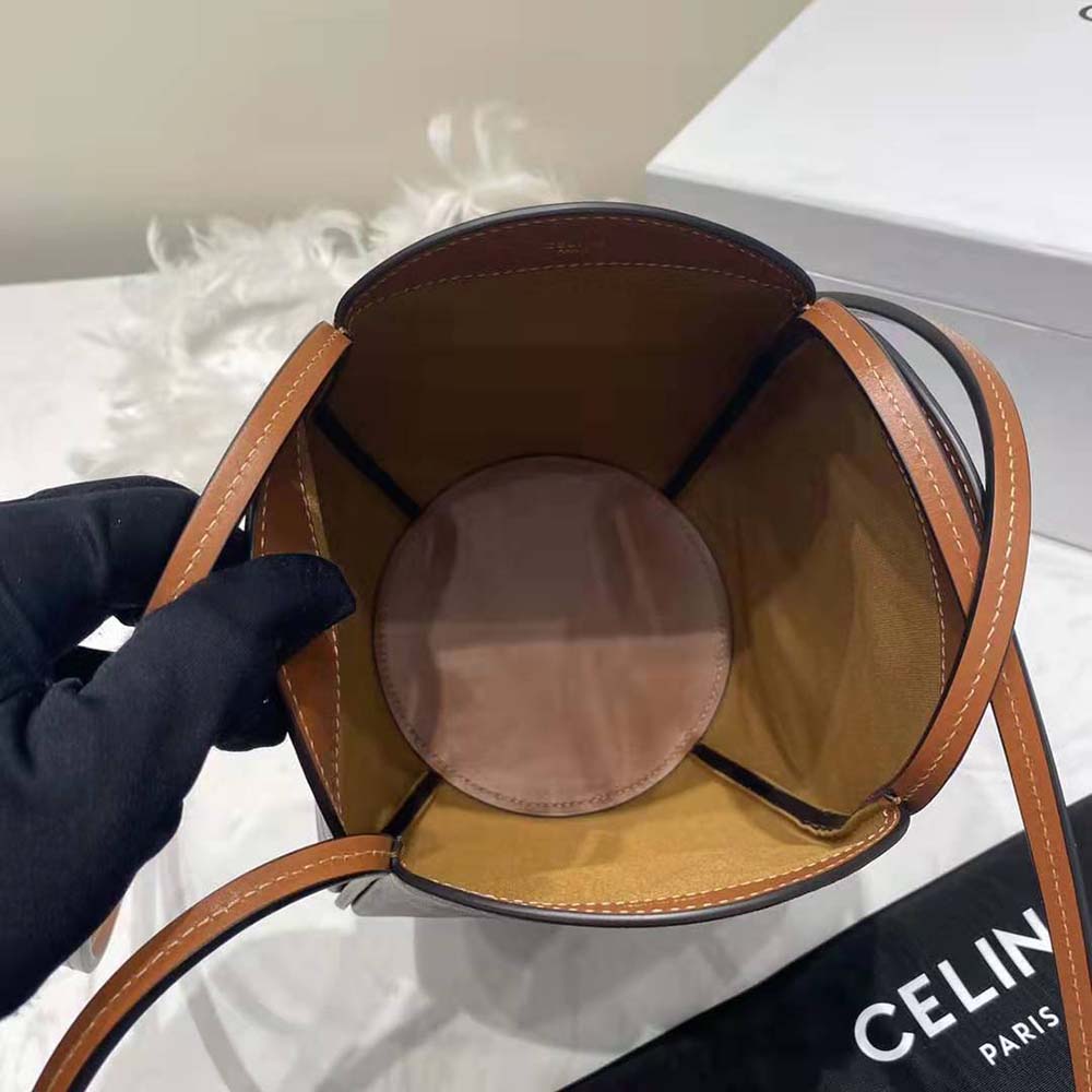 Celine Women Celine Marlou Bag in Triomphe Canvas - image 6