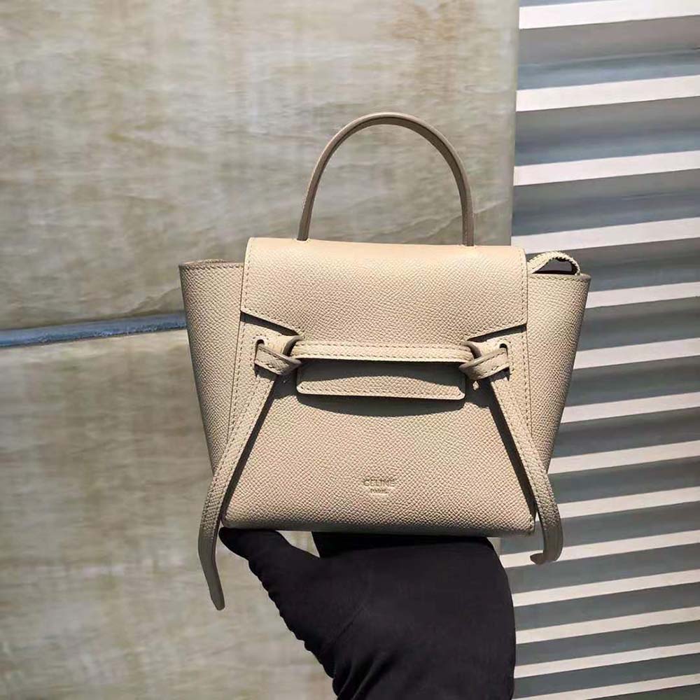 Close-up of gold-tone hardware on Celine Women Pico Belt Bag