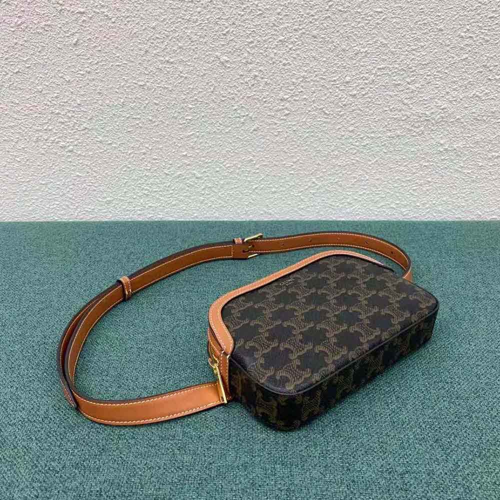 Celine Women Small Belt Bag in Triomphe Canvas - image 5