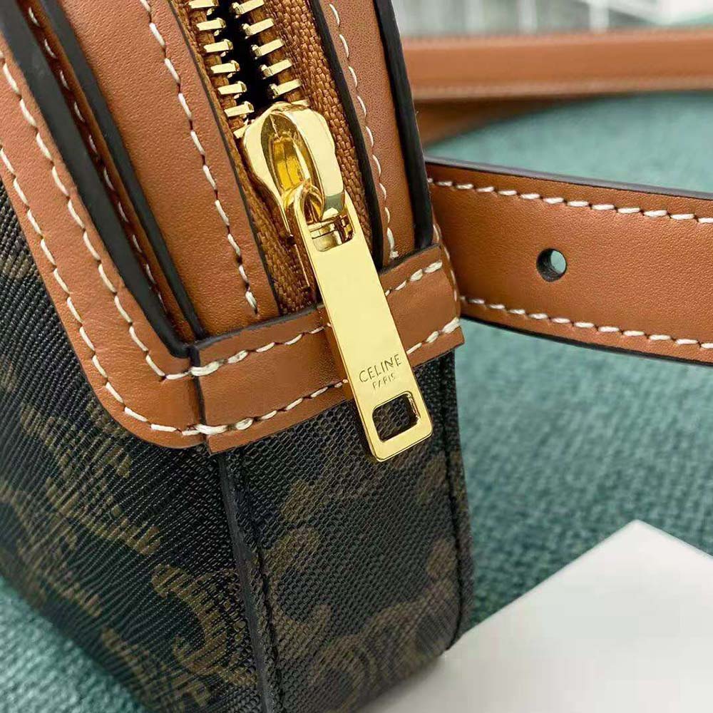 Celine Women Small Belt Bag in Triomphe Canvas - image 7
