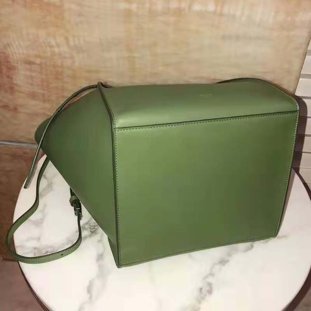 Celine Women Small Big Bag with Long Strap in Smooth Calfskin-Lime - image 5