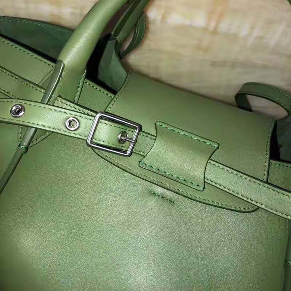 Celine Women Small Big Bag with Long Strap in Smooth Calfskin-Lime - image 8