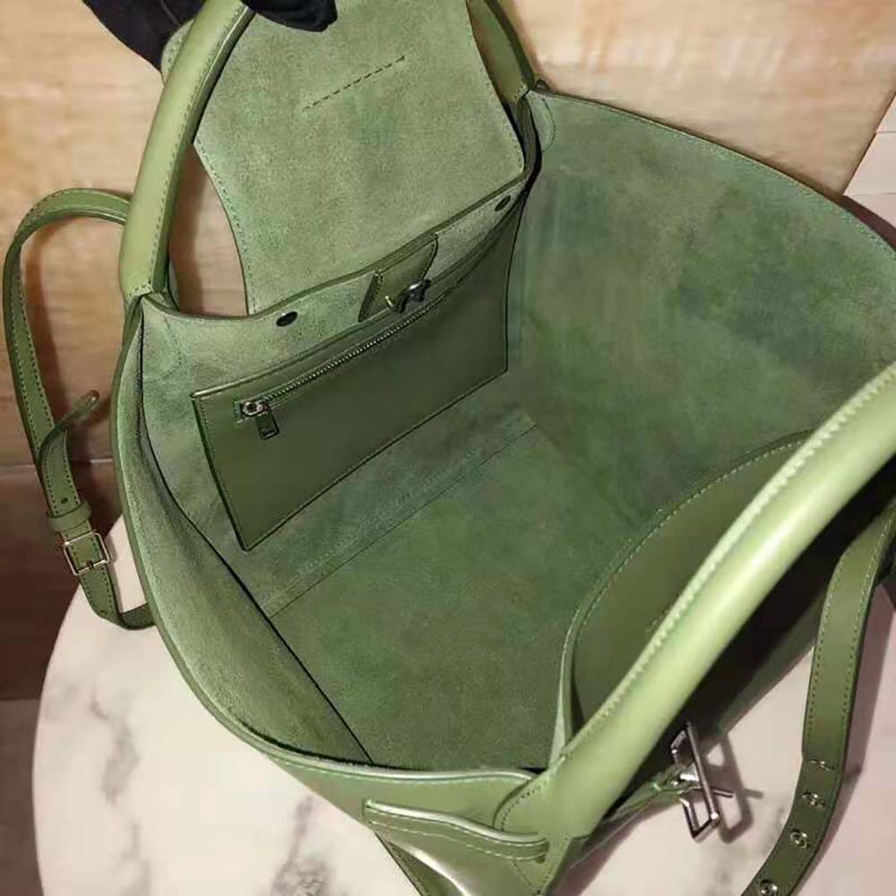 Celine Women Small Big Bag with Long Strap in Smooth Calfskin-Lime - image 9
