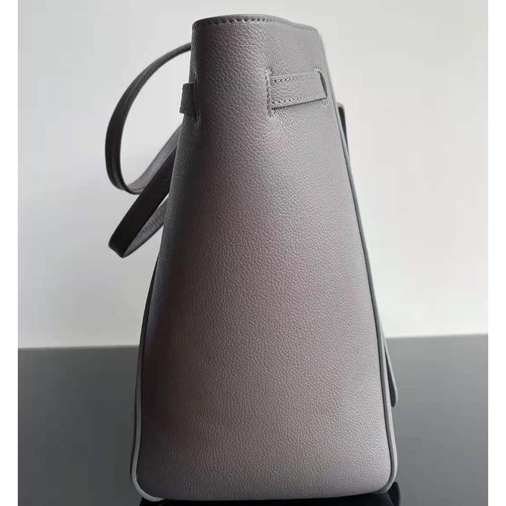 Celine Women Small Cabas Phantom in Soft Grained Calfskin-Silver - image 6