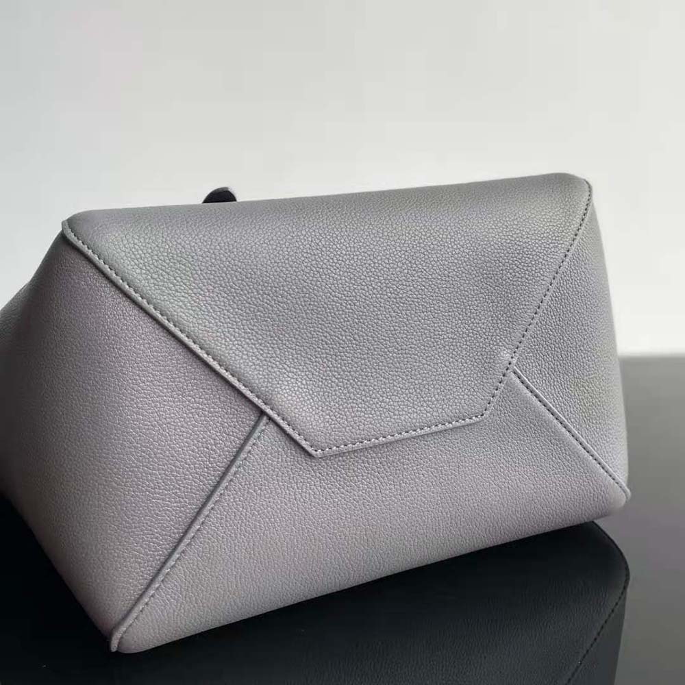 Celine Women Small Cabas Phantom in Soft Grained Calfskin-Silver - image 7