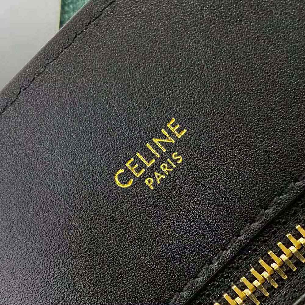 Celine Women Small Cabas Vertical in Textile with Triomphe Embroidery - image 9