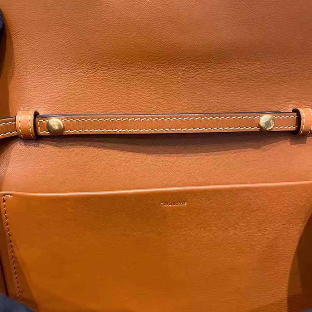 Celine Women Strap Bag Triomphe in Natural Calfskin-Brown - image 10