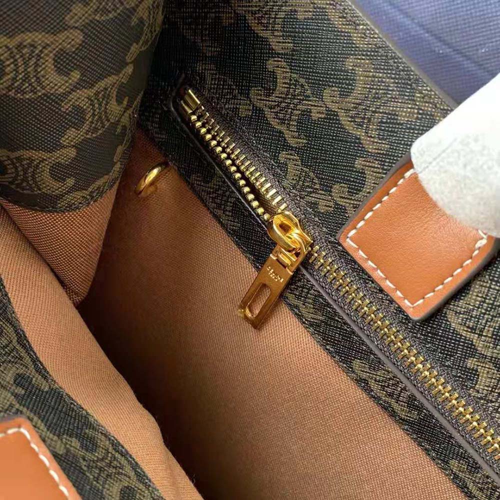 Celine Women Vertical Cabas in Triomphe Canvas - image 6