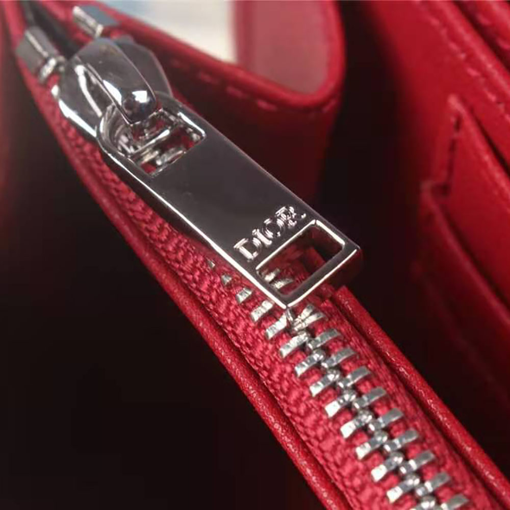 Dior Men Dior and Rimowa Personal Clutch Aluminum and Grained Calfskin-Pink - image 8