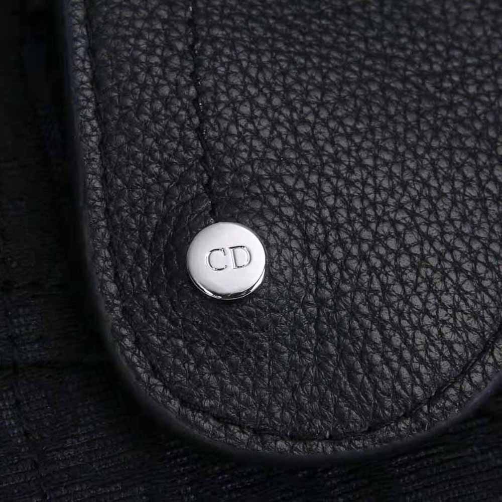 Dior Men Saddle Pouch Dior Oblique Jacquard-Black - image 7