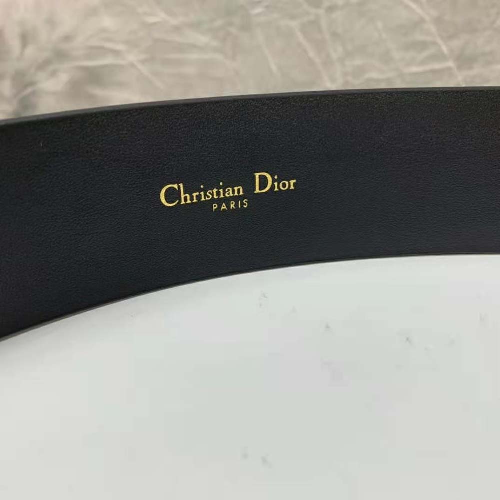 Dior Women 30 Montaigne Belt Black Smooth Calfskin, 40 MM - image 10