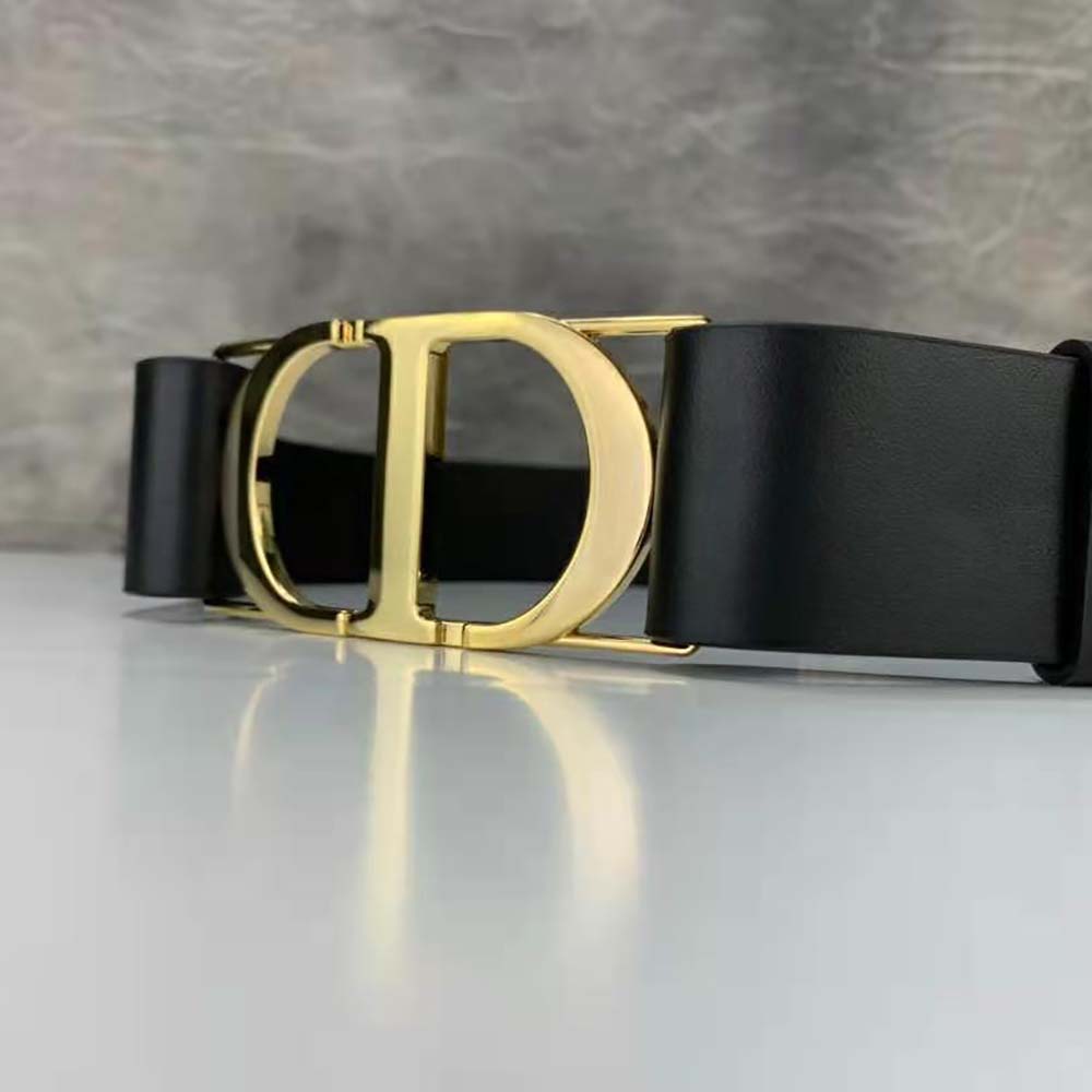 Dior Women 30 Montaigne Belt Black Smooth Calfskin, 40 MM - image 5