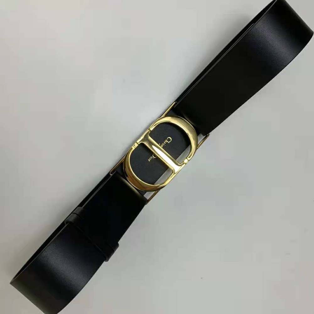 Dior Women 30 Montaigne Belt Black Smooth Calfskin, 40 MM - image 6