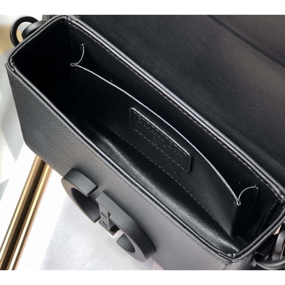 Dior Women 30 Montaigne Box Bag Black Ultramatte Grained Calfskin - image 8
