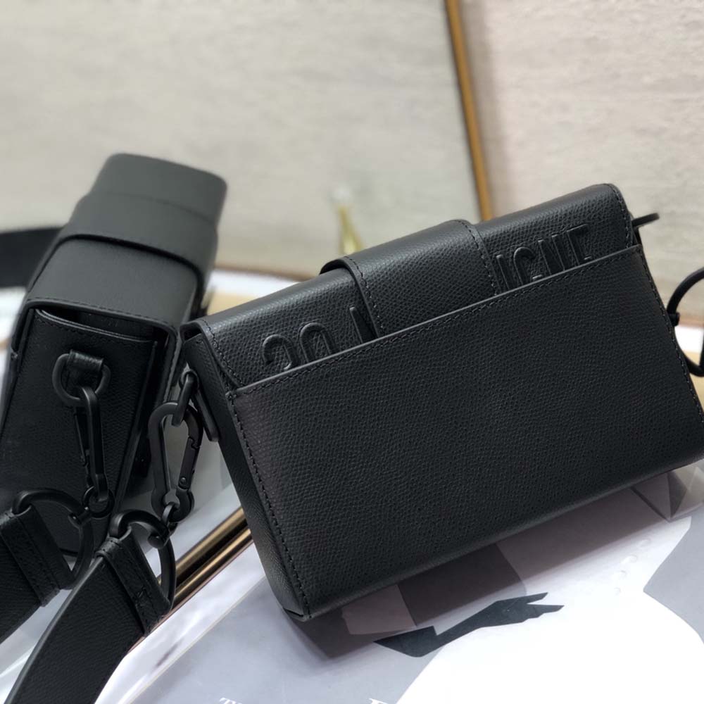 Dior Women 30 Montaigne Box Bag Black Ultramatte Grained Calfskin - image 9