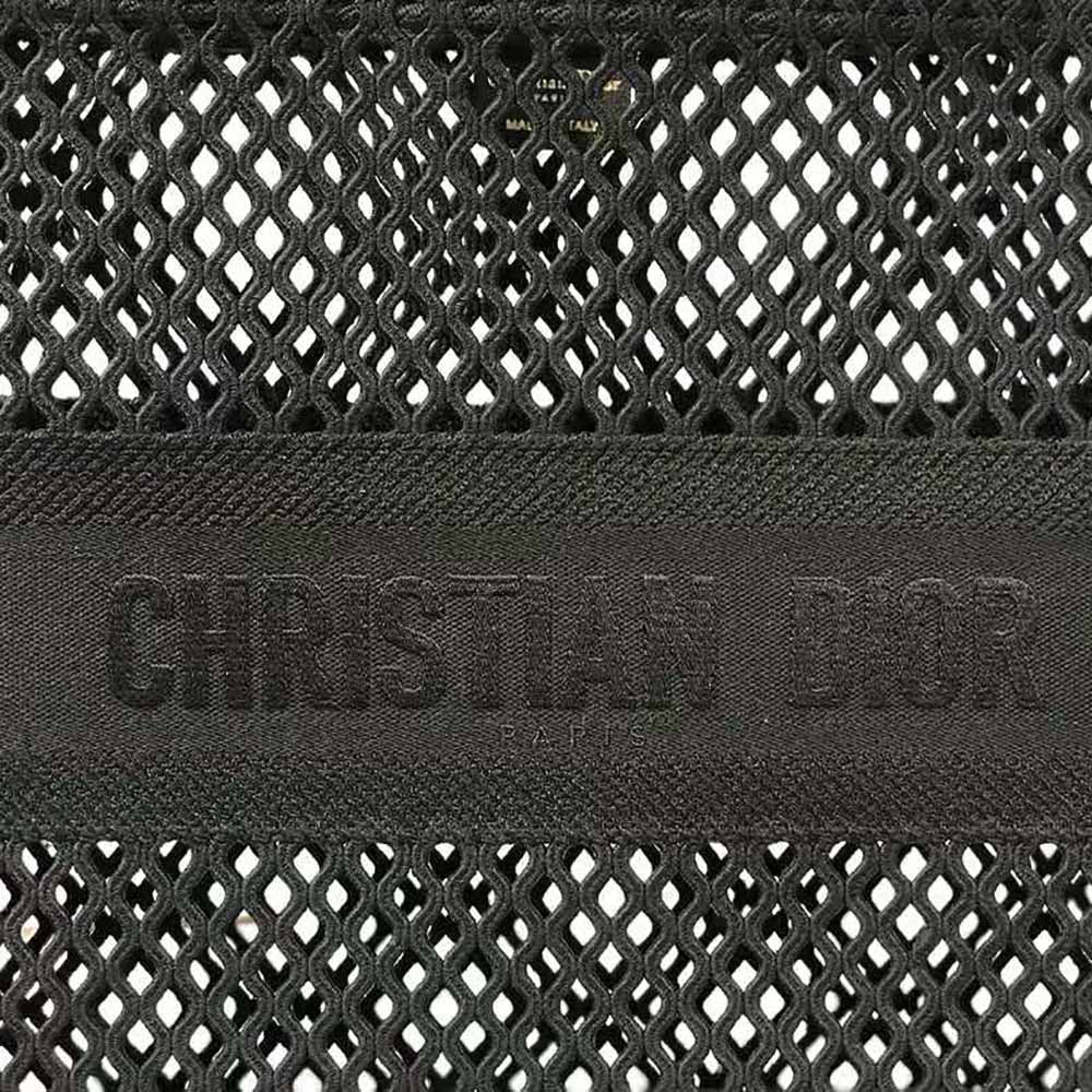 Dior Women Dior Book Tote Black Mesh Embroidery - image 7