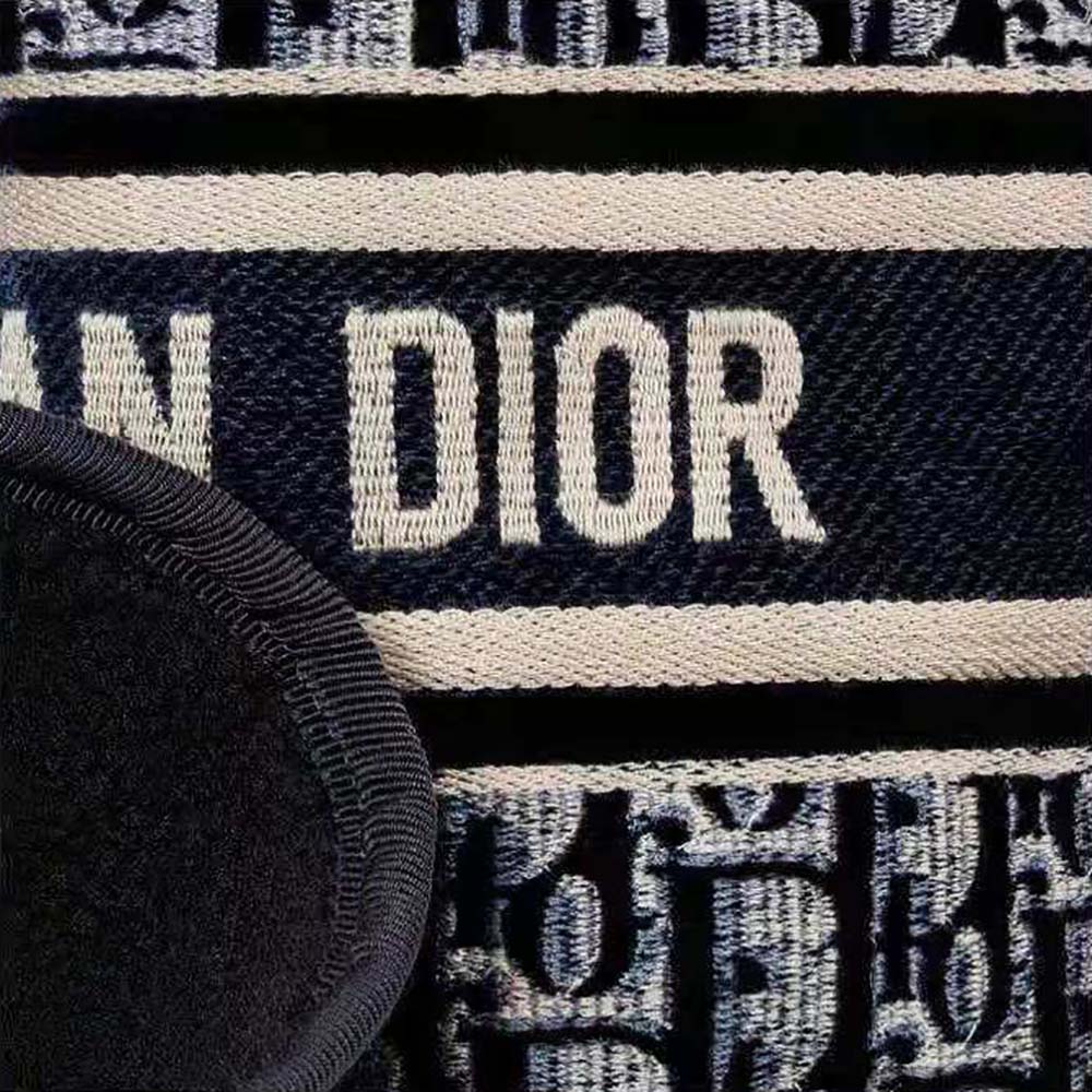 Dior Women Dior Chez Moi Dior Granville Ankle Boot Blue Dior Oblique Embroidered Velvet - image 5