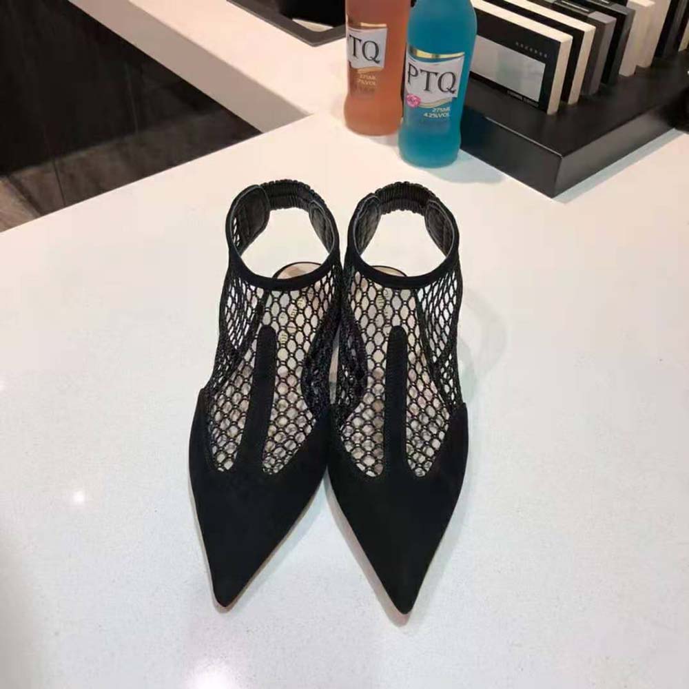 Top-down view of Dior Women Dior-I Ballerina Flat elegant silhouette