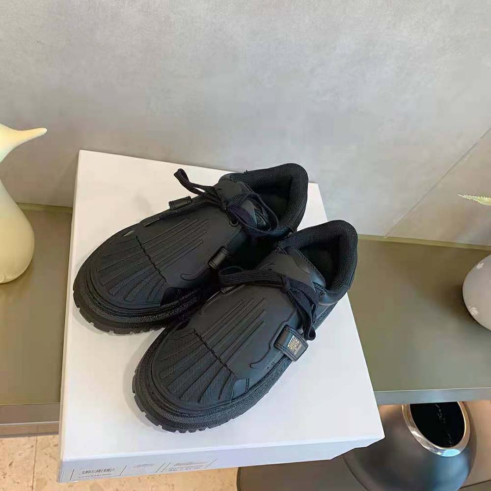 Dior Women Dior-Id Sneaker Black Rubber and Calfskin - image 4