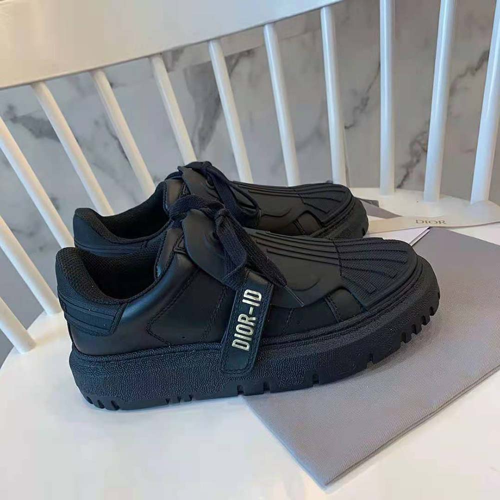 Dior Women Dior-Id Sneaker Black Rubber and Calfskin - image 6