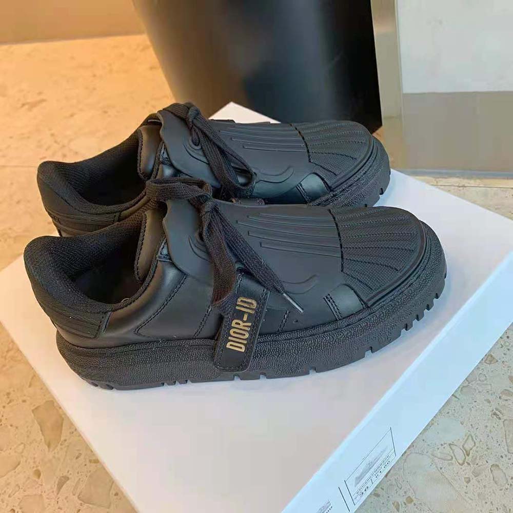 Dior Women Dior-Id Sneaker Black Rubber and Calfskin - image 8
