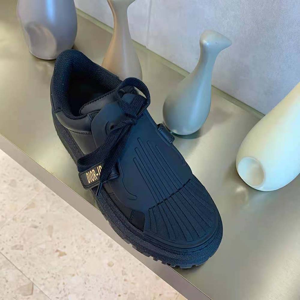 Dior Women Dior-Id Sneaker Black Rubber and Calfskin - image 9