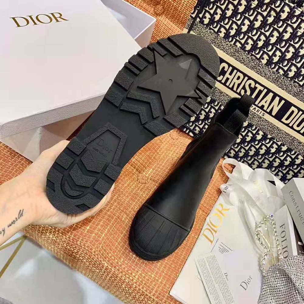 Dior Women Dioriron Ankle Boot Black Rubber and Calfskin - image 8