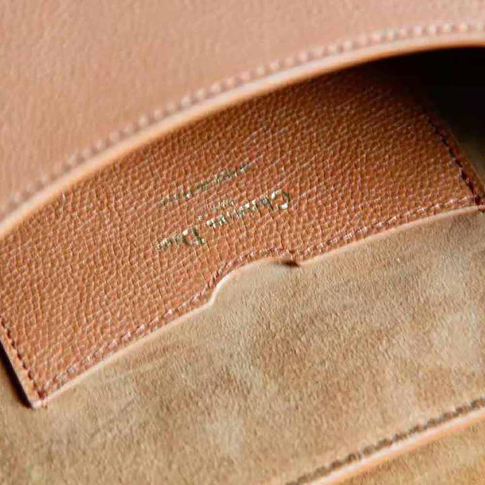 Dior Women Medium Dior Bobby Bag Grained Calfskin with Whipstitched Seams-Brown - image 10