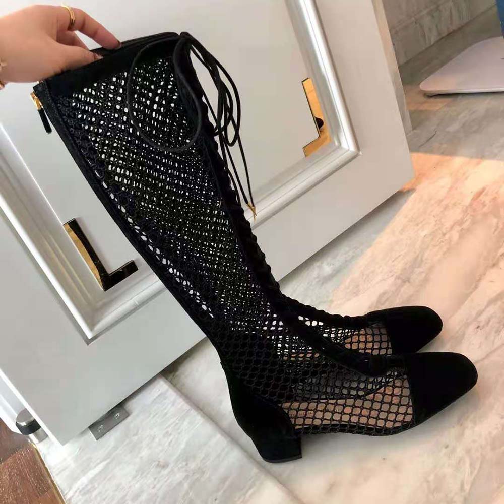 Dior Women Naughtily-D Ankle Boot Black Suede Calfskin - image 4
