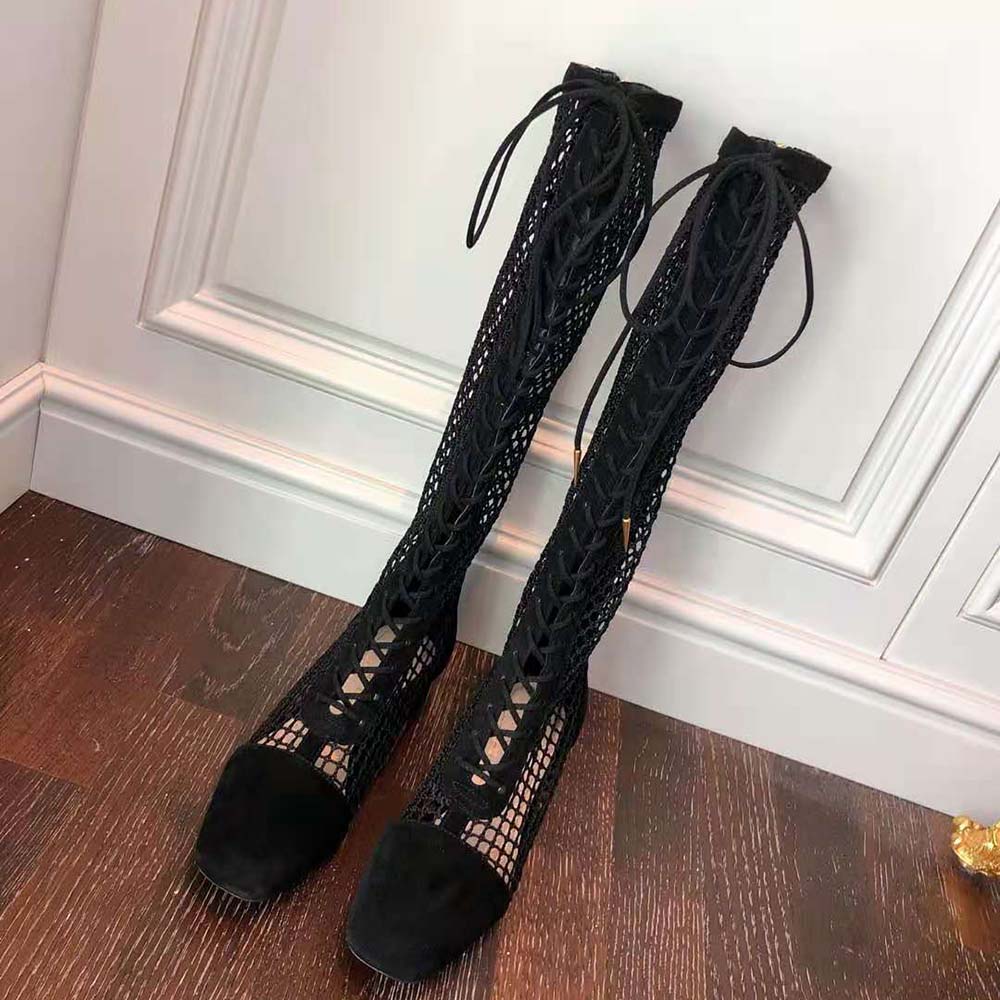 Dior Women Naughtily-D Ankle Boot Black Suede Calfskin - image 7