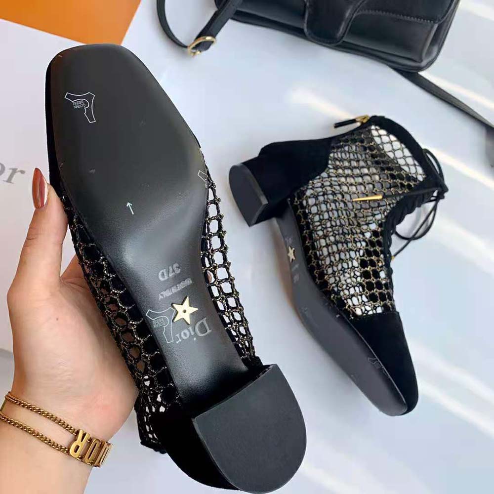 Dior Women Naughtily-D Ankle Boot in 3cm Heel-Black - image 9