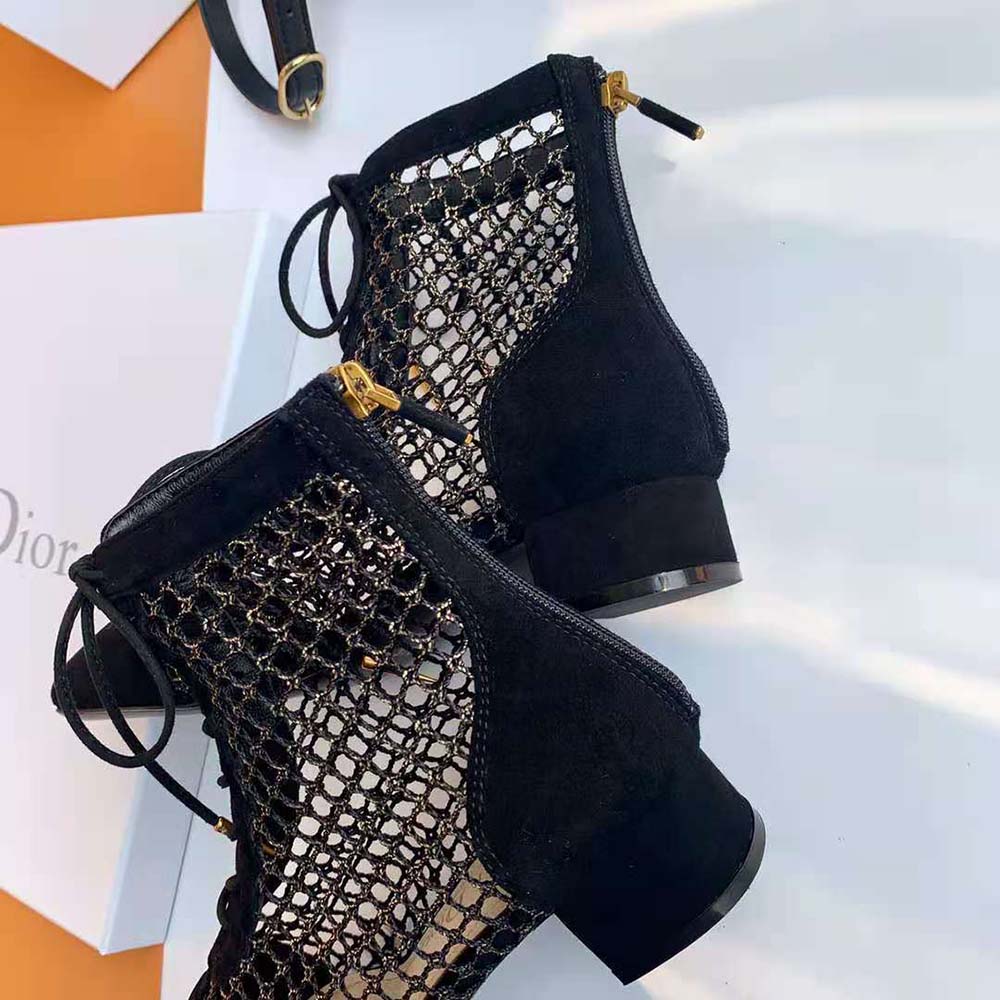 Dior Women Naughtily-D Ankle Boot in 3cm Heel-Black - image 10