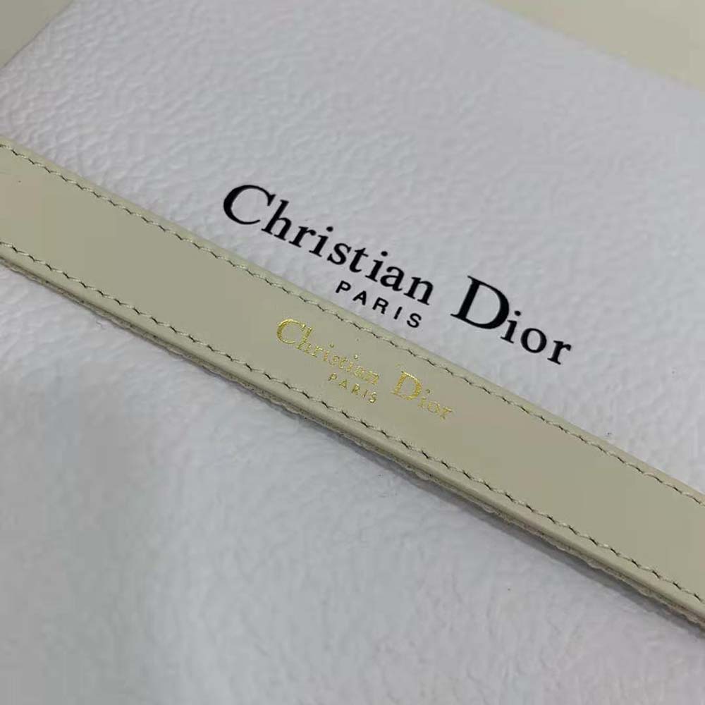 Dior Women Saddle Belt White Dior Oblique Jacquard - image 9