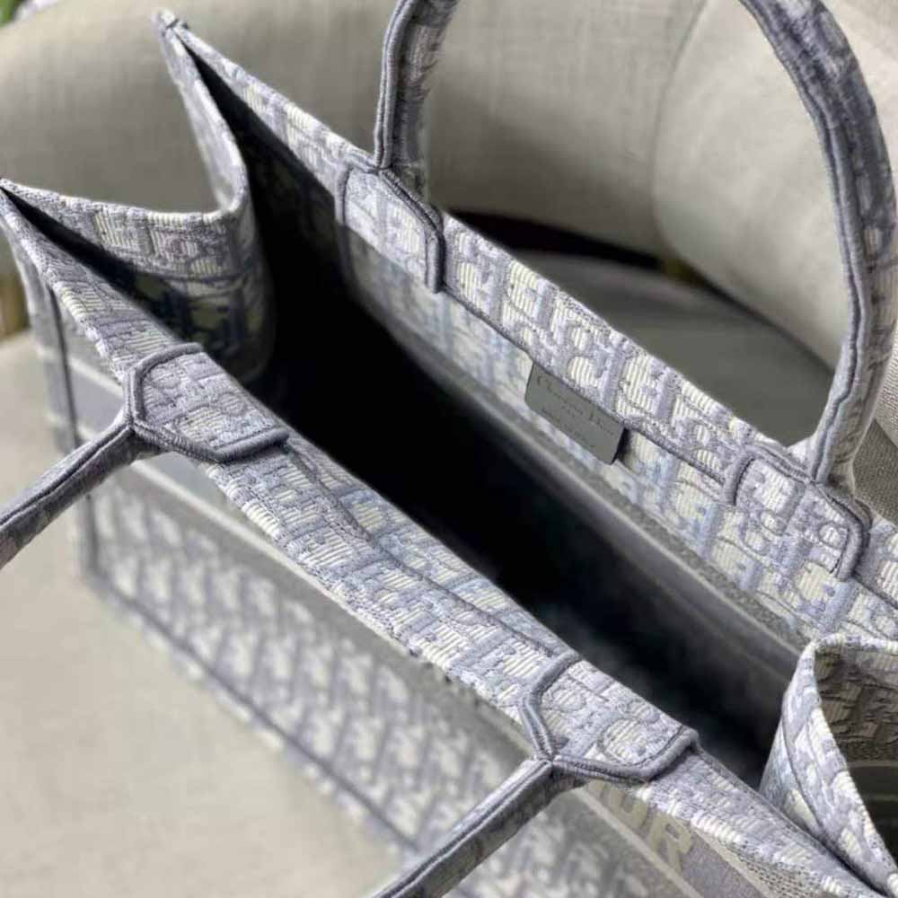 Dior Women Small Dior Bbook Tote-Silver - image 7