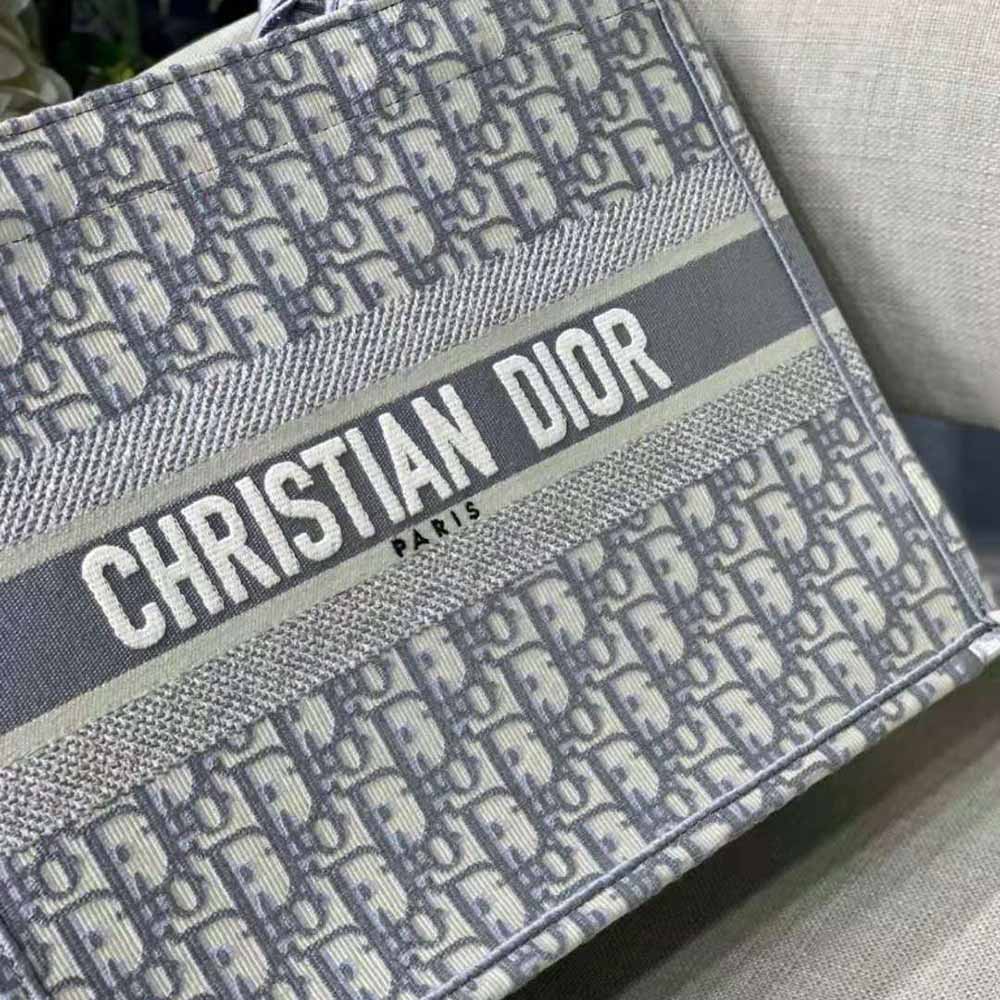 Dior Women Small Dior Bbook Tote-Silver - image 9