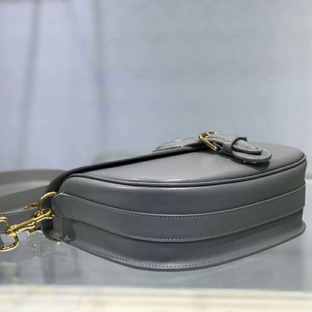Dior Women Small Dior Bobby Bag Gray Box Calfskin - image 5