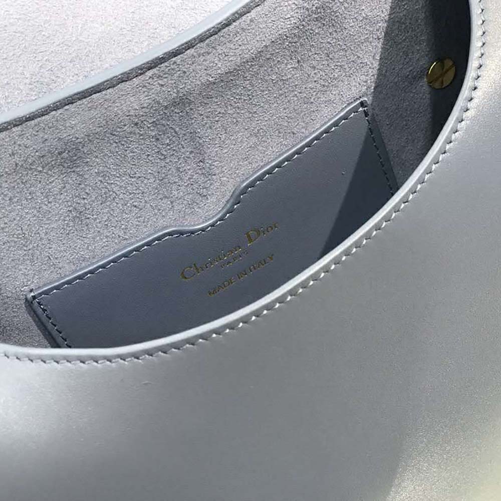 Dior Women Small Dior Bobby Bag Gray Box Calfskin - image 8