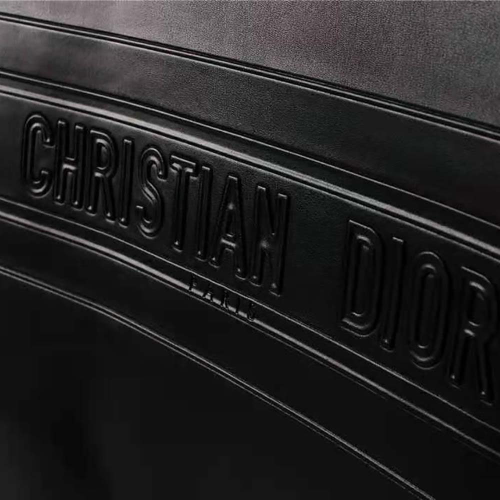 Dior Women Small Dior Book Tote Black Calfskin - image 7