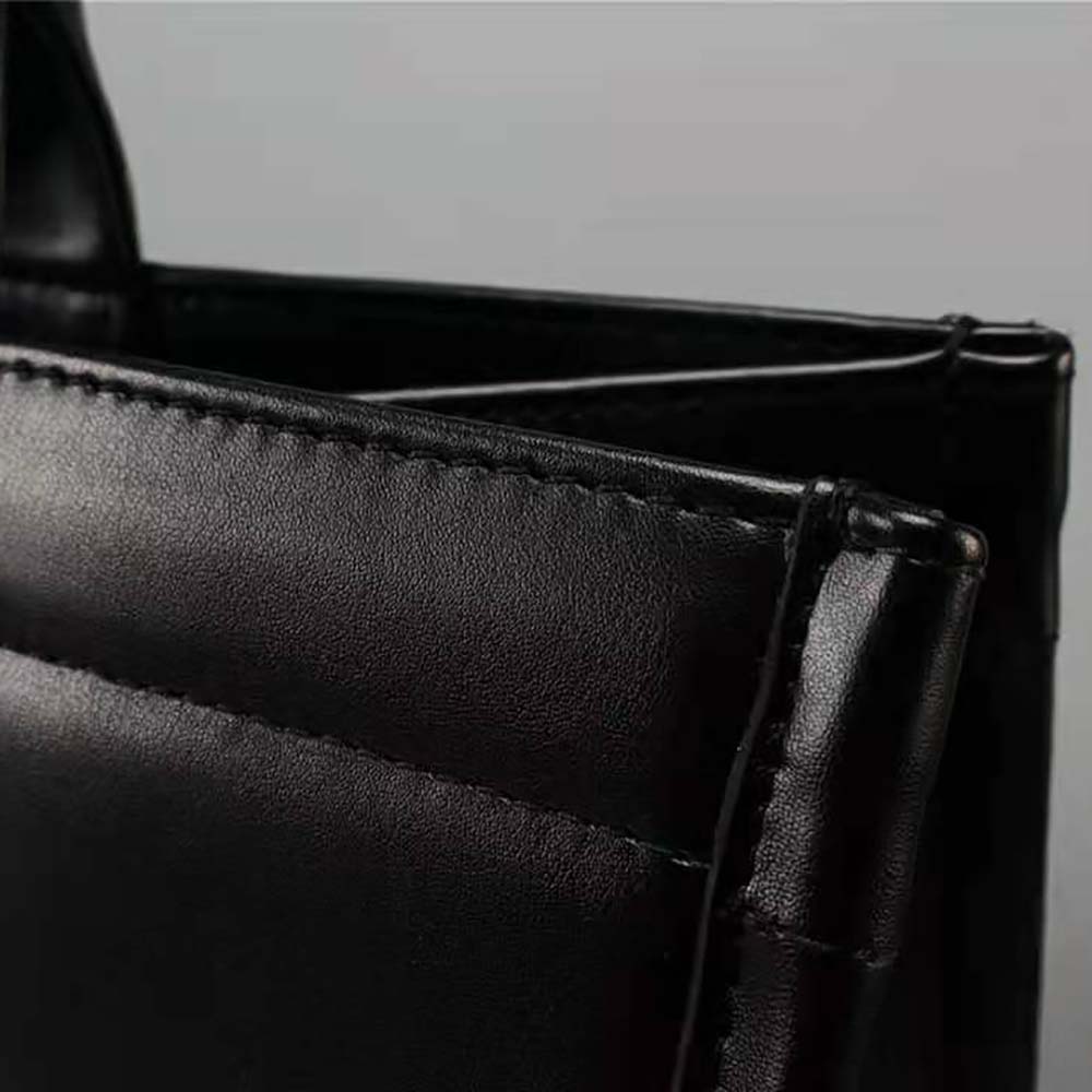 Dior Women Small Dior Book Tote Black Calfskin - image 8