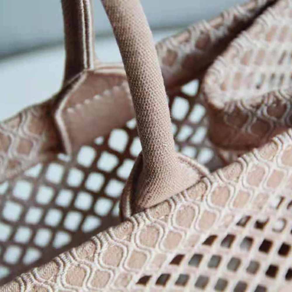Dior Women Small Dior Book Tote Pink Mesh Embroidery - image 4