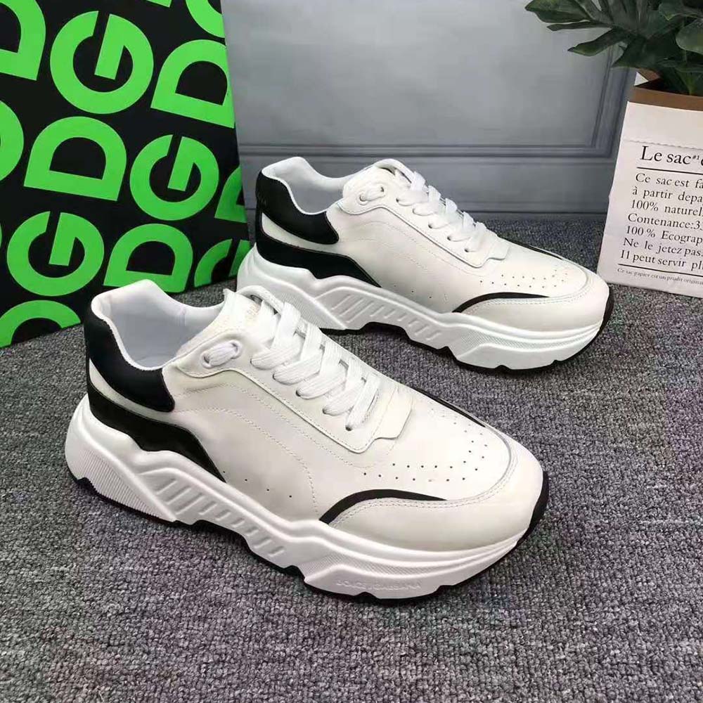 Close-up of lace closure and signature branding on Daymaster Sneakers