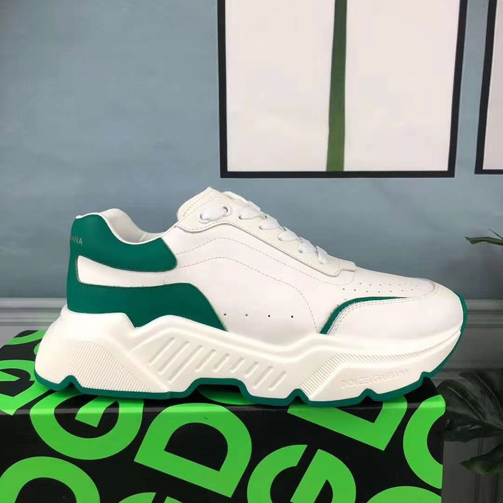 Dolce Gabbana D&G Men Daymaster Sneakers in Nappa Calfskin-Green - image 10