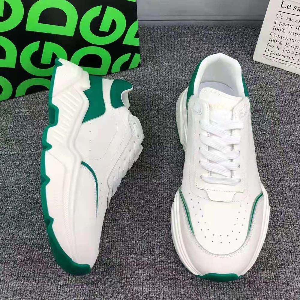 Dolce Gabbana D&G Men Daymaster Sneakers in Nappa Calfskin-Green - image 4