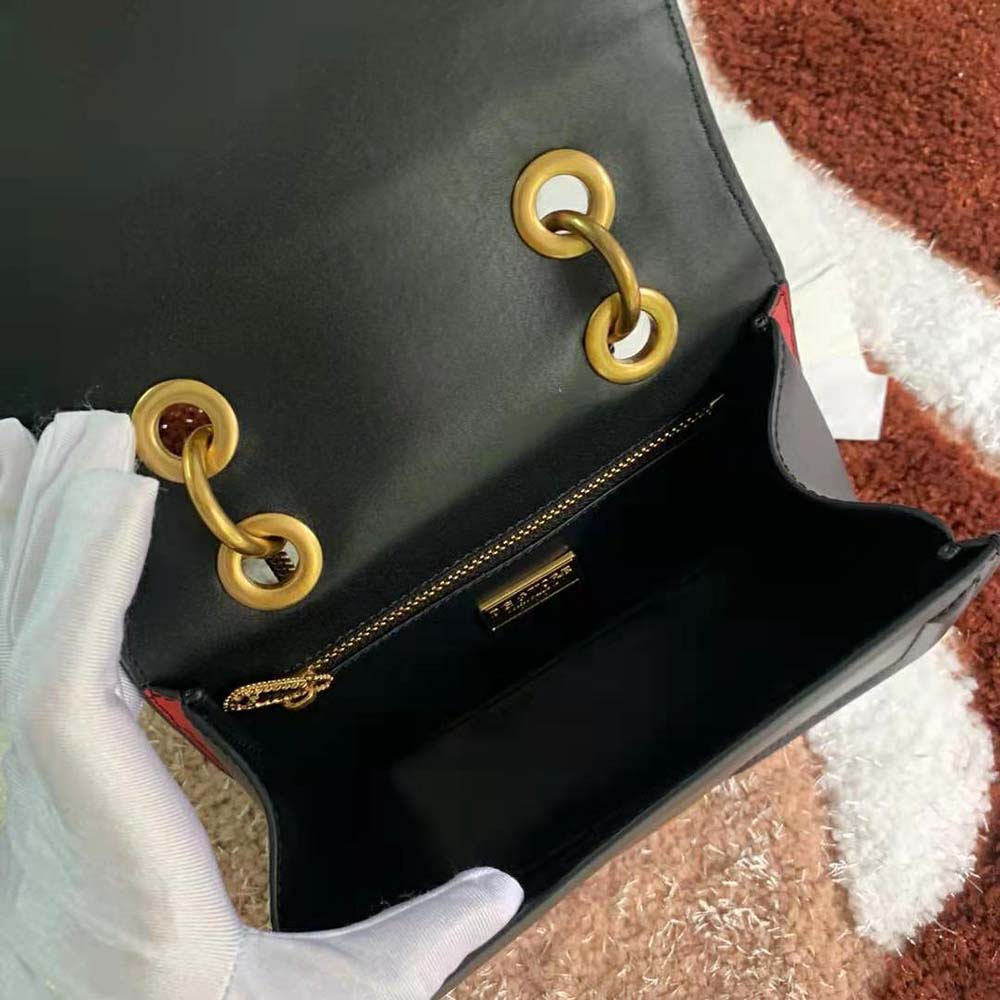 Dolce Gabbana D&G Women Dg Amore Bag in Calfskin-Black - image 7
