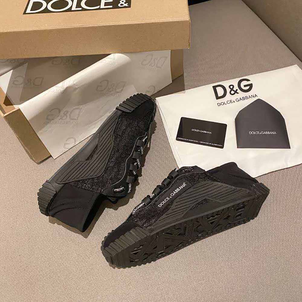 Dolce Gabbana D&G Women Ns1 Slip on Sneakers in Mixed Materials - image 4