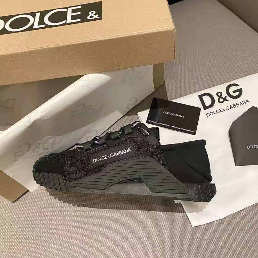 Dolce Gabbana D&G Women Ns1 Slip on Sneakers in Mixed Materials - image 8