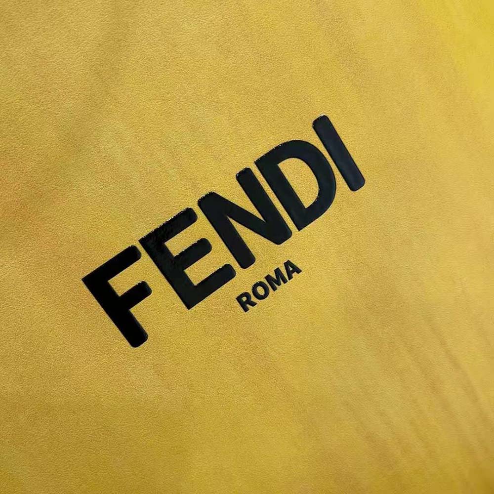 Fendi Men Fendi Pack Medium Shopping Bag Yellow Leather Bag - image 6